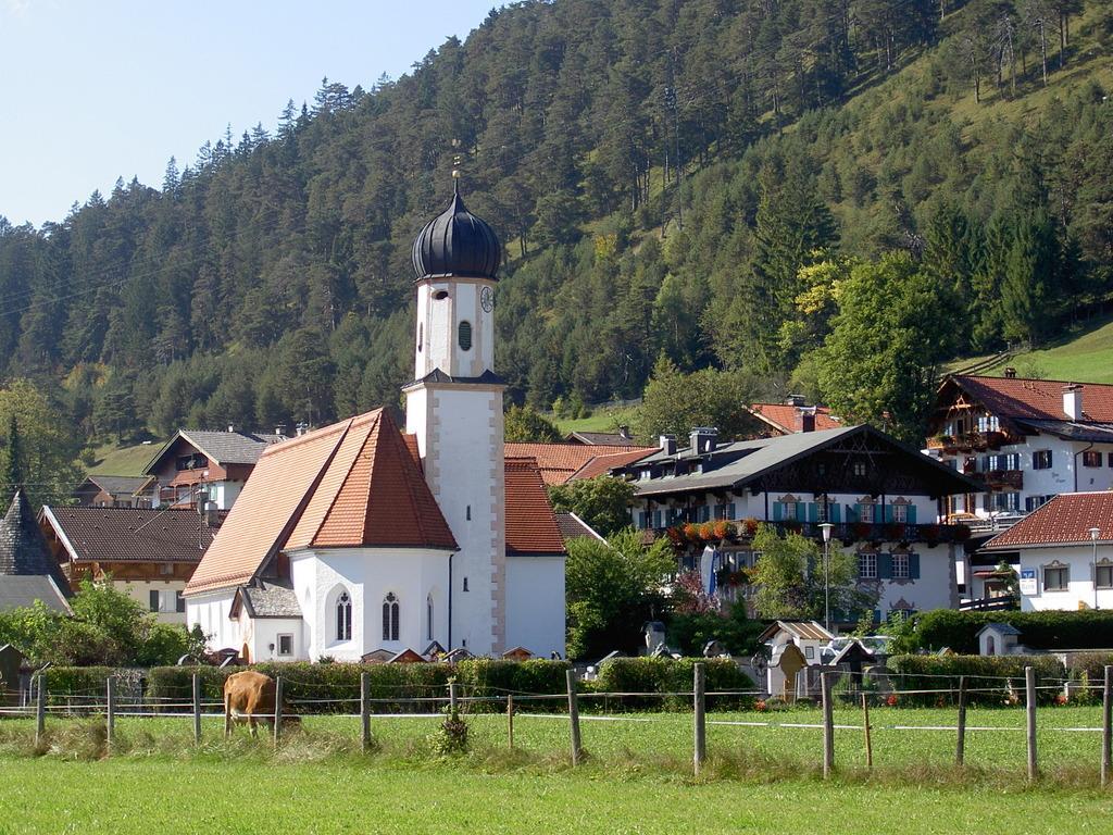 Appartementhaus Alpenrose Wallgau Exteriör bild